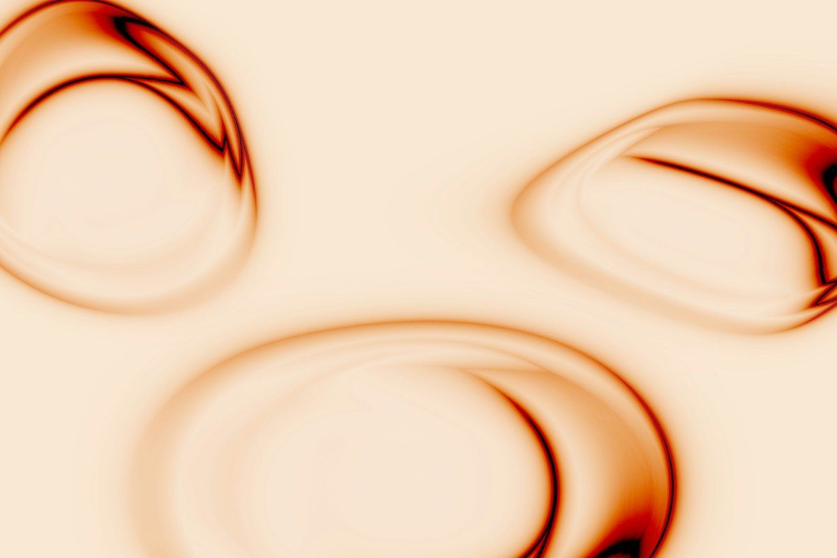 Caramel and cream swirled together